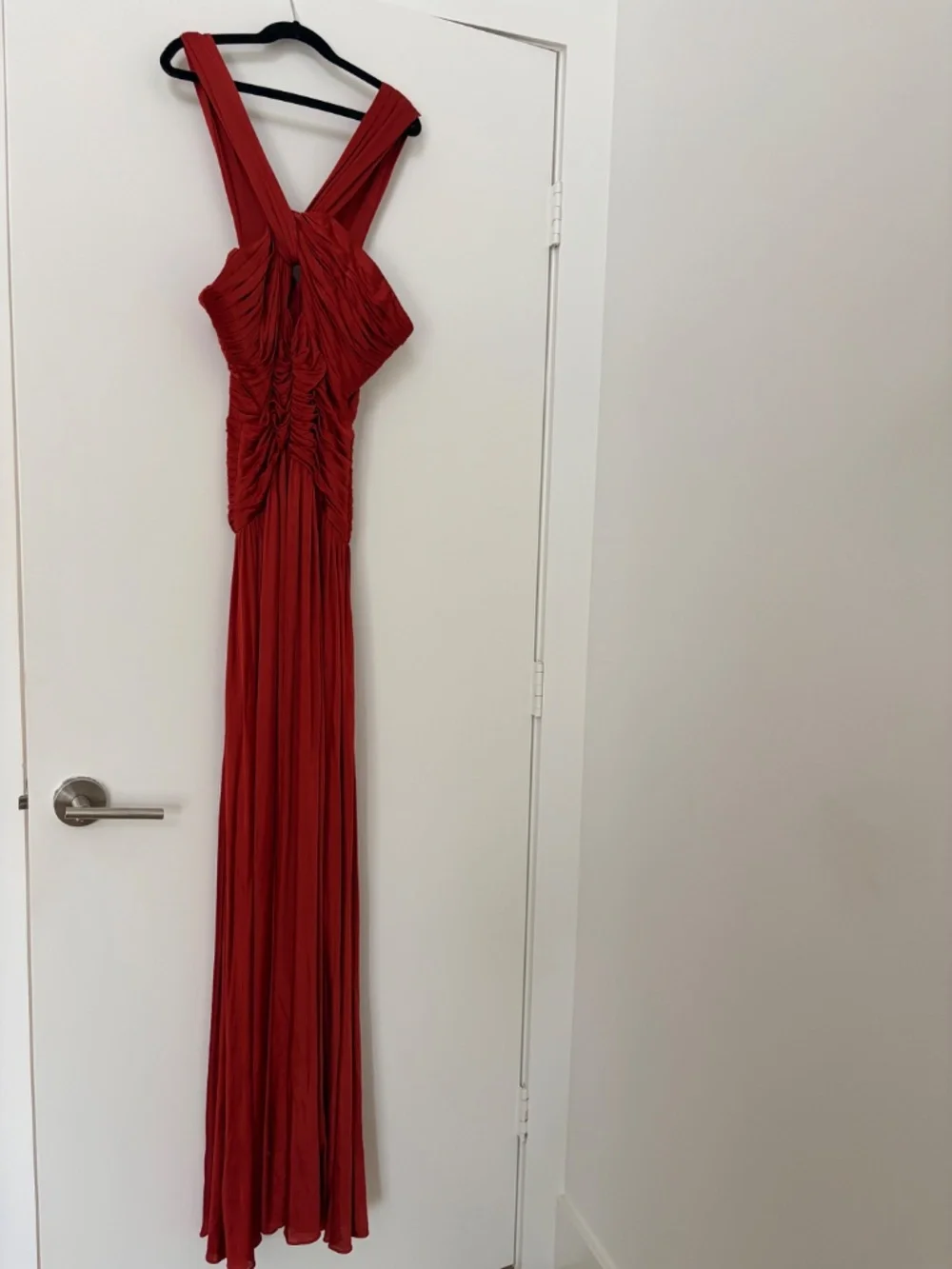 AMUR Hoper Dress Gown Red Saffron SZ 6 NWT - Picture 8 of 9